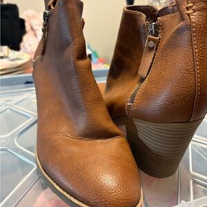 Target Tan Ankle Booties